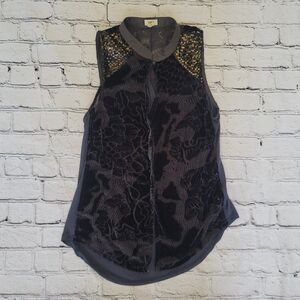 Anthropologie "Tiny" Velvet Ileana Tank Size XS